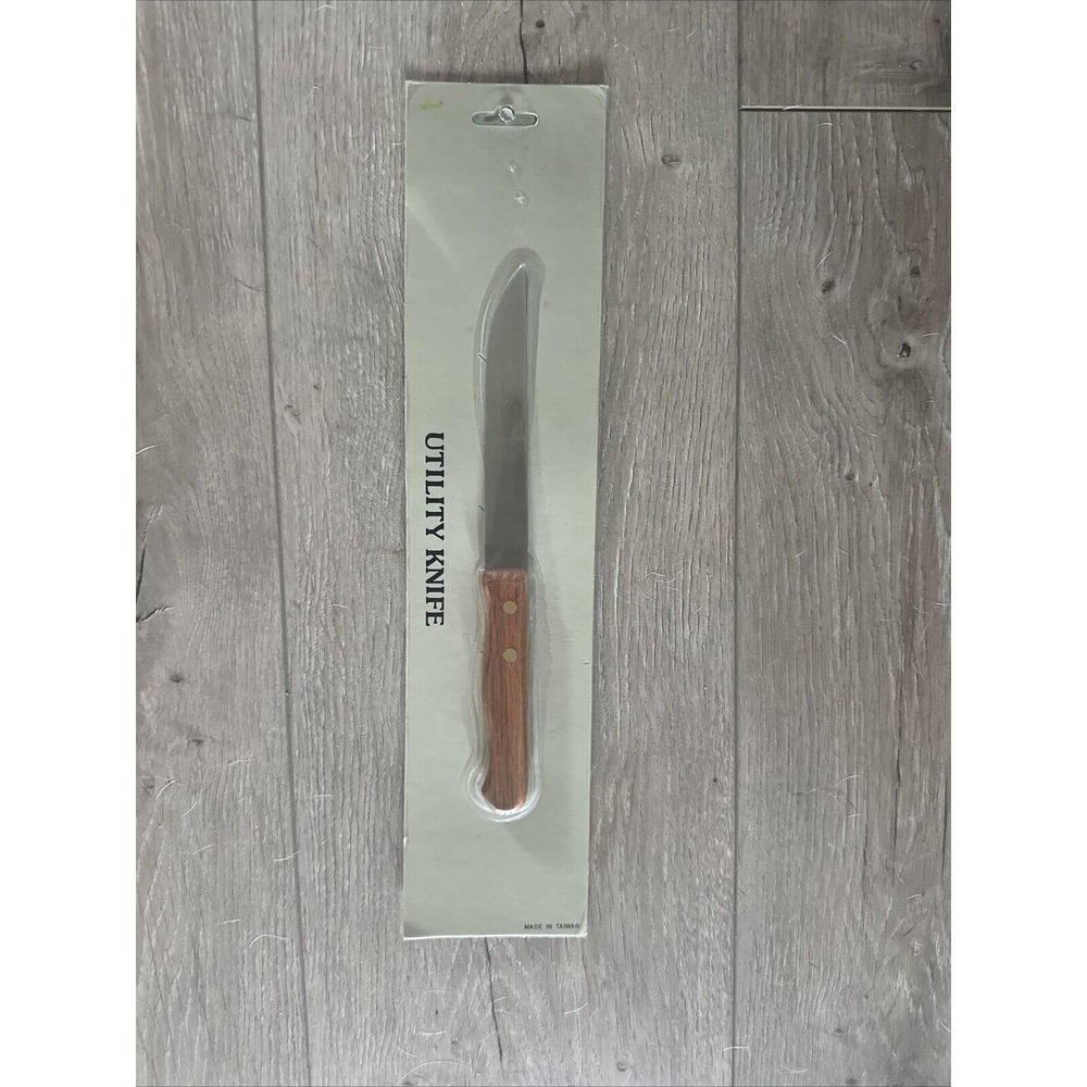NEW Vintage Barclay Forge 5" Utility Knife‎ Wood Handle Stainless NEW NOS 1985